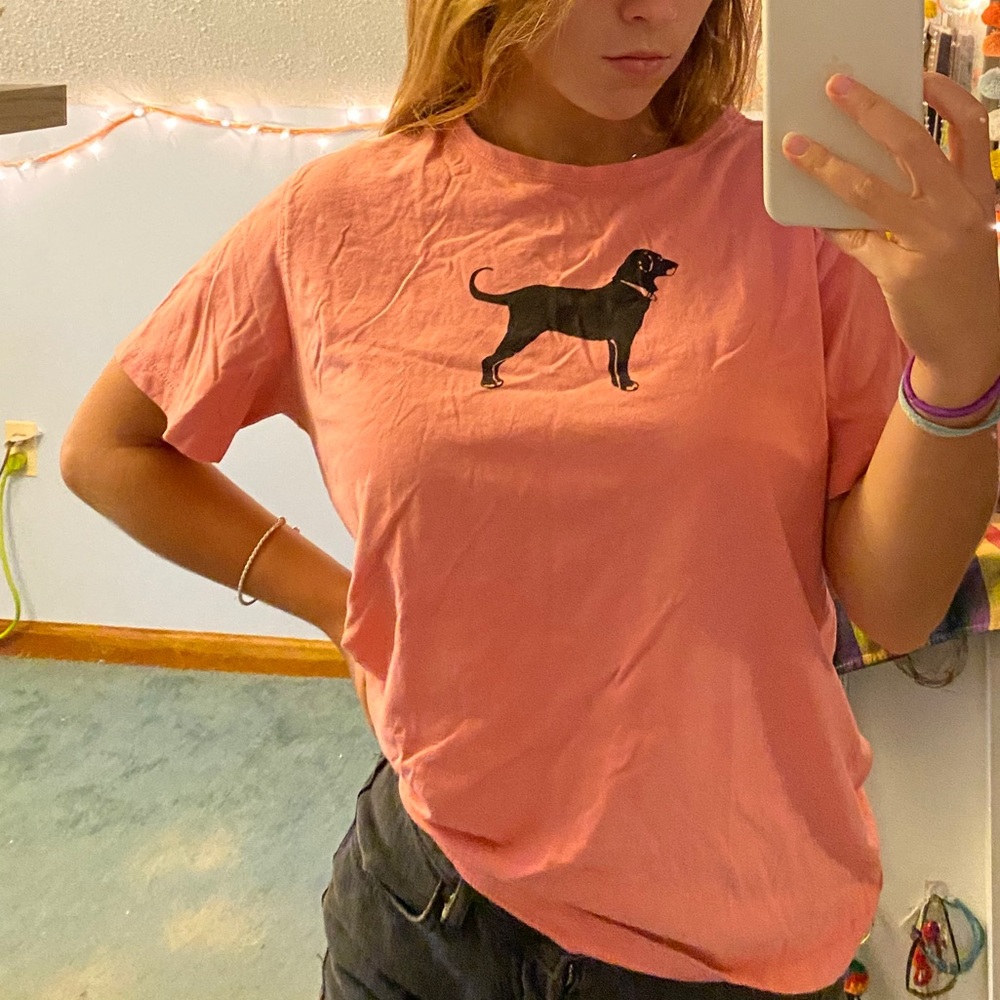 Pink Black Dog Shirt